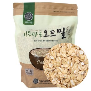 이든타운 제과용 오트밀 1kg 압착귀리 압착오트밀 귀리, 1개