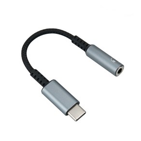 USB C타입 스마트폰 이어폰 변환젠더 AUX 3.5 스피커연결잭 DAC칩 고음질지원, 1개