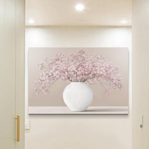 [인메이블] 애화 사랑빛 안개 달항아리 2종 꽃 그림 캔버스 액자 풍수 인테리어 집들이 선물, 01.애화-사랑빛, 캔버스액자