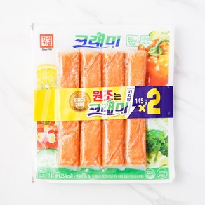 [메가마트]한성 크래미 맛살 145g*2, 2개, 145g