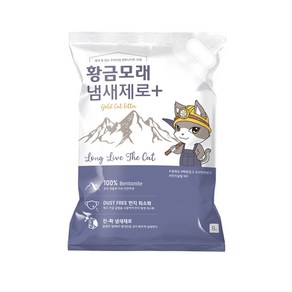 황금모래 냄새제로 플러스 프리미엄 벤토나이트, 6kg, 1개, 무향