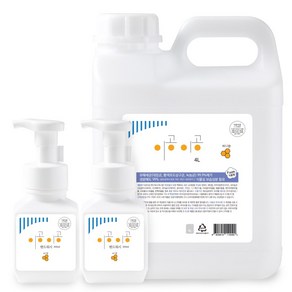 이공이공 향균핸드워시 4L 1개+300ml 본품 2개(5가지향), 머스캣향, 4600ml