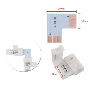 [쿨마켓] ED-1005 LED스트립 연결용 3핀 커넥터 (ED-1004 제품에 호환)