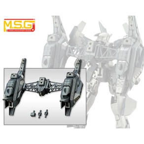 KB05193/[MH18X] M.S.G 헤비웨폰유닛18 레깅 부스터(프라모델), 1개