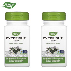 Natue's Way Eyebight Heb 560mg 100캡슐 2개, 100정