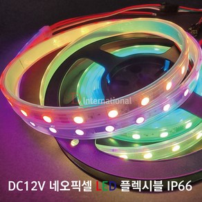 12V 네오픽셀 플렉시블 IP66 / LED 파노라마 플렉시블, 1개