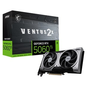 [MSI] 지포스 RTX 5060 Ti 벤투스 2X 플러스 D7 16GB