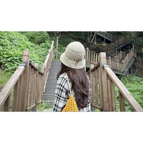 [DIY패키지] 가을정원 버킷햇 가벼운 트위드에코 벙거지 모자 가을 겨울실 겨울용 모자 가방 소품실 만들기, 41. 네추럴베이지, 추가 안함, 1개