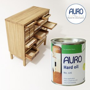 AURO No.126 아우로 하드 오일 0.375L(약8㎡시공) 천연오일, 단품, 375ml, 1개