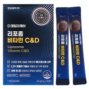 경남제약 데일리케이 리포좀비타민C&D, 60g, 1개