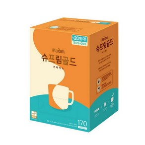 맥심 슈프림 골드 커피믹스, 13.5g, 170개입, 1개