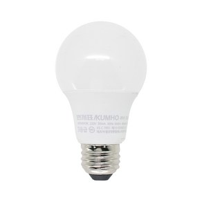 번개표 LED 벌브 8W 전구색 3000K, 1개