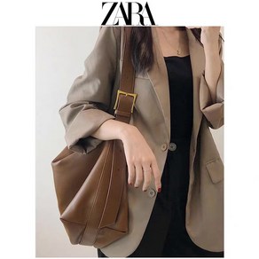 ZARA 자라 홍콩직구 데일리 보부상 가죽크로스백 서류수납 토트백