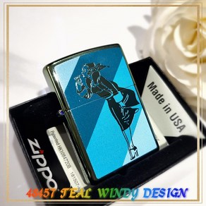 지포라이터 48457 TEAL WINDY DESIGN 지포 zippo 지포라이타 지프라이터