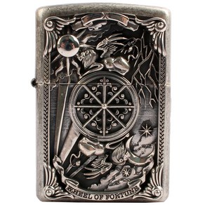 ZIPPO 지포라이터 Whee I of fotune SS925 은지포 오일포함