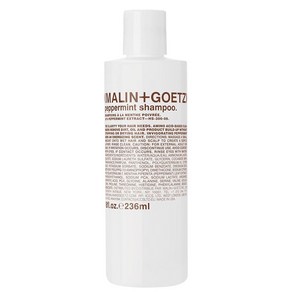 Malin Goetz 페퍼민트 샴푸 모든 모발용 비건 크루얼티 프리 수분 두피 영양 공급, 1개, 236ml