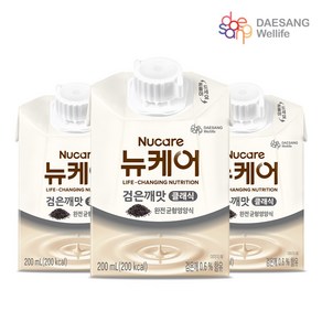 대상웰라이프 뉴케어 고소한검은깨맛, 200ml, 10개