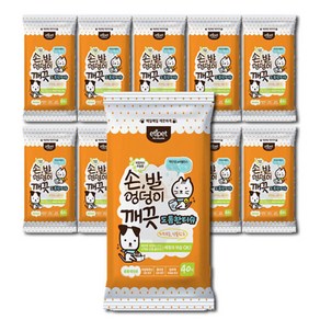 에티펫 손 발 엉덩이 깨끗 도톰한 티슈 40매 x 10개, 손/발/엉덩이 깨끗 도톰한 티슈, 40개입