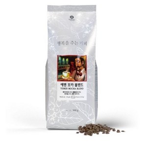맥널티커피 예맨 모카 블렌드 커피 원두, 홀빈(분쇄안함), 500g, 1개