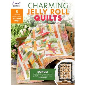 (영문도서) Chaming Jelly Roll Quilts Papeback, Annies, English, 9781640254671