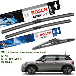 Mini(BMW) 미니 Mini [F55/F56] (2013.09~) 보쉬 전/후방와이퍼 3pcs세트 AR451S+H240 450/475/240mm