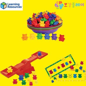 [오감플레이] 러닝리소스 아기곰 분류 세트 곰돌이 양팔 저울 곰세마리 패턴카드 LER0739 LER0740 LER0753 유아 수세기 수학 무게 학습 교구, 3.곰세마리패턴카드, 1개