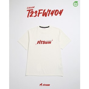 핏섬 Fitsum T23FW1404(CR) 남여공용 반팔티셔츠 배드민턴 복 탁구 스쿼시 테니스의류