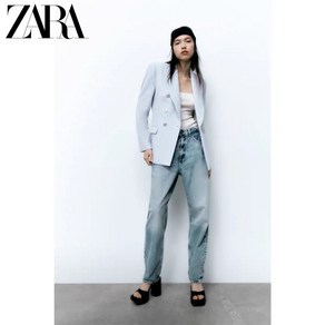 ZARA 자라 더블 브레스트 스트럭처 트위드자켓