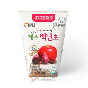 사과에 빠진 제주백년초BOX(125㎖X40ea), 125ml, 40개