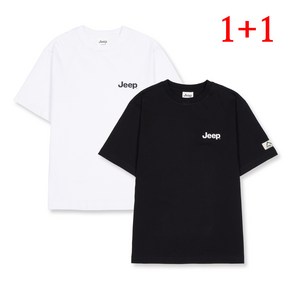 [1+1] JEEP 지프 30수 스몰로고 반팔티 2PACK