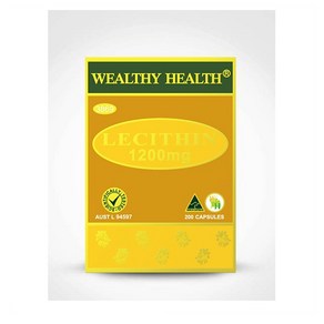 웰시 헬스 레시틴 1200mg 120정 WEALTHY HEALTH Lecithin 1200mg 120C, 1개