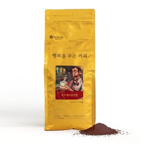 맥널티 행복을주는커피 헤이즐넛향 분쇄커피 1kg x 2개