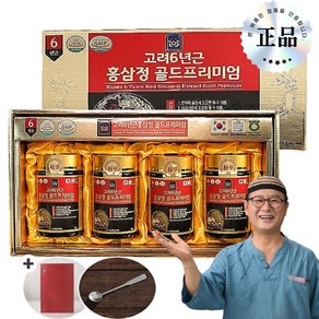 김오곤 고려 6년근 홍삼정 골드 프리미엄 홍삼진액 농축액 액기스 240g, 8개