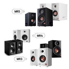 [CTK] 에디파이어 MR3/MR4/MR5 블루투스 스피커 스튜디오 오디오 Edifie MR3BT 돼지코포함, 블랙
