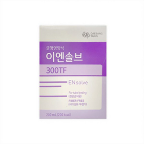 대상웰라이프 이엔솔브 300TF 200ml x 30팩 환자영양식 식사대용, 1박스