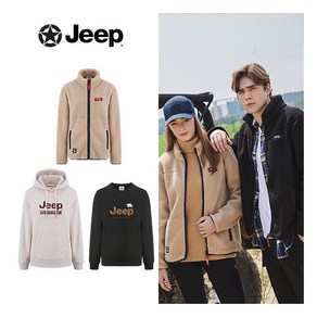 [지프] O [최초가 109 000원] JEEP 여성 24FW 에센셜 상의 3종 세트 (플리스+후드+맨투맨)