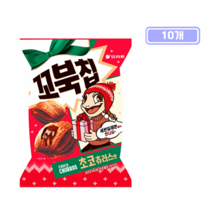 오리온 꼬북칩 초코츄러스맛 겨울한정판, 10개, 80g