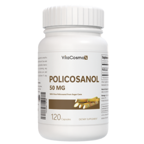 [미국빠른직구] VitaCosmoX 폴리코사놀 옥타코사놀 고함량100mg 천연 사탕수수 추출, 1개, 120정