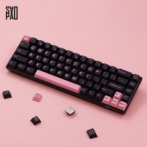 GMK 핑크 라이트닝 키캡 PBT 체리 5면 염료승화 (147키)