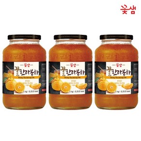 꽃샘식품 꿀한라봉차 1Kg, 3개, 1000g