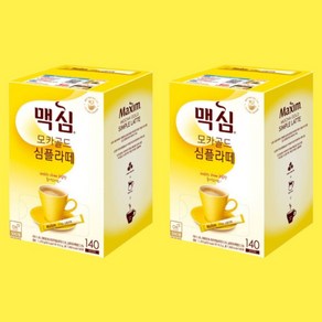 동서식품 맥심 모카골드 심플라떼 10.5g 140개입 x 2개