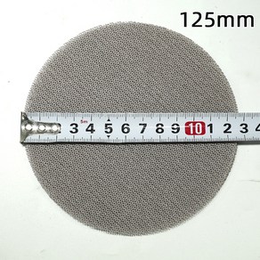 연마 패드 10 인치 자동차 퍼티 샌딩 5 사포 라운드 몰려 들고 125mm 공압 기계의 다시 몰려에 적합, 10개