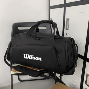 이윤 윌슨 WILSON 테니스더플백 월슨 롤랑가로스 테니스 프로 라켓 슈퍼 백팩 토트백 스포츠가방, B. 블랙 S, 1개