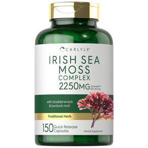 칼라일 Calyle 바다이끼 Sea Moss 2250mg 캡슐 150정, 1개