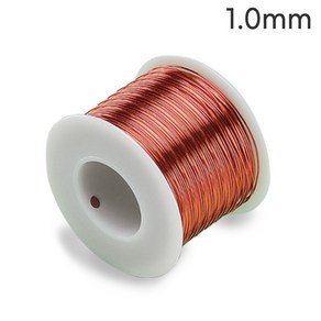 국산 에나멜선 0.2~1.0mm 100g 코일동전 에나멜동선 스피커만들기 전자석못, 5-1 PEW 1.0mm 100g, 1개