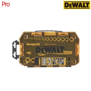[디월트] DWMT73804 / 3/8 & 1/4 Dive 소켓 세트 34pcs (Metic&SAE), 1개