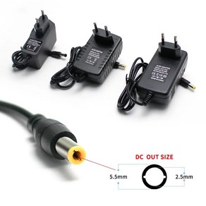 전원 어댑터 DC 5V 6V 8V 9V 10V 12 V 1A 2A 5 6 8 9 10 공급 스위칭 EU US 플러그 Led 램프, 12.8V Powe Adpate - 1A-US Pl, 1개