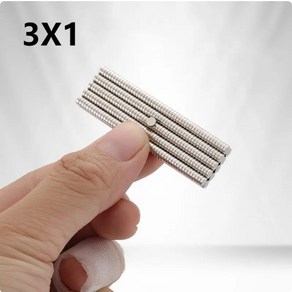 3x1mm (10개) 네오디움 원형자석