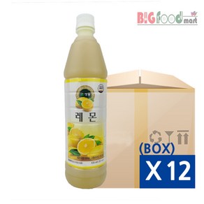 청솔 레몬 음료베이스 835ml / 과일원액