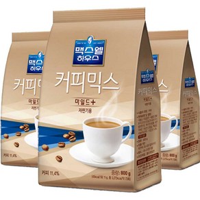 맥스웰하우스 커피믹스 마일드 플러스 자판기용 800g x 12개, 1개입